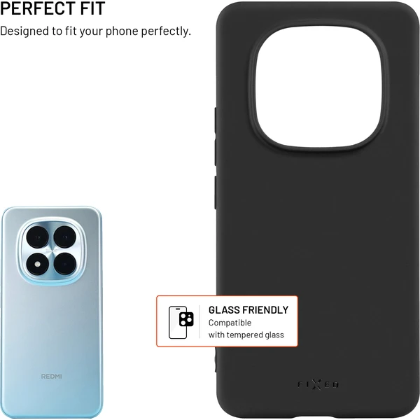FIXED Story silikónový kryt Xiaomi Redmi Note 15 Pro 4G čierny - Puzdra - Obrázok 187dc26cb17547d497a53e4a19d72706