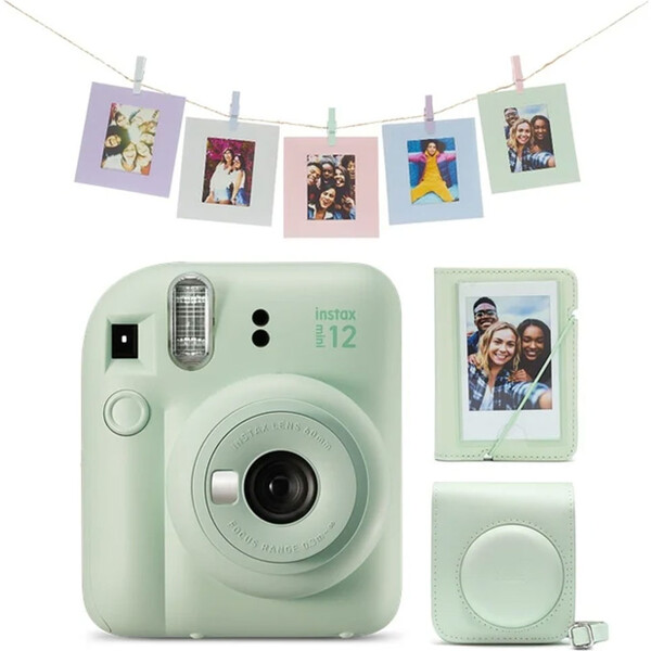 Fujifilm Instax Mini 12 Mega Pack zelený