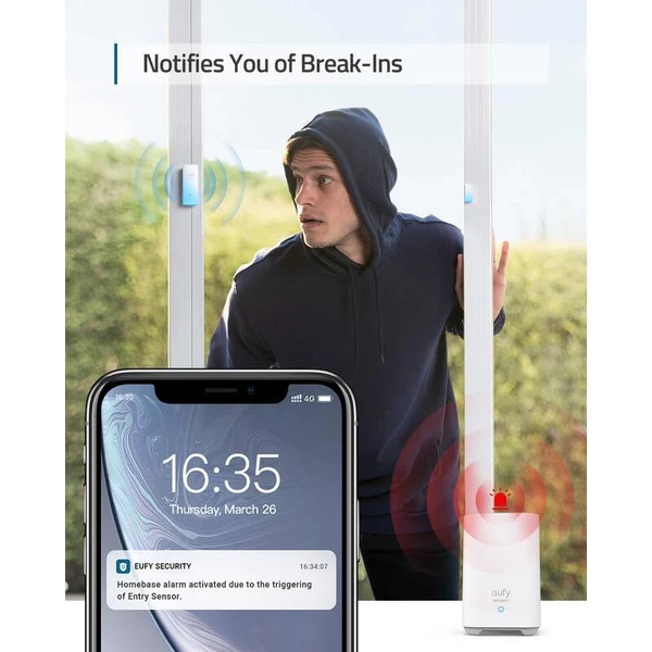 Anker eufy Security sada bezpečnostných senzorov biela - Senzory - Obrázok 189137aa397d48abbd35ec95fa9fa6e0