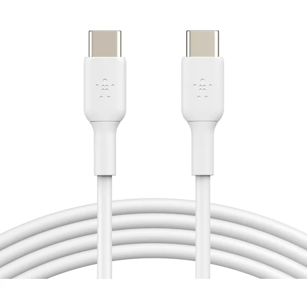 Belkin BOOST Charge USB-C/USB-C napájací kábel 60W 2m biely - Káble a redukcie - Hlavný obrázok