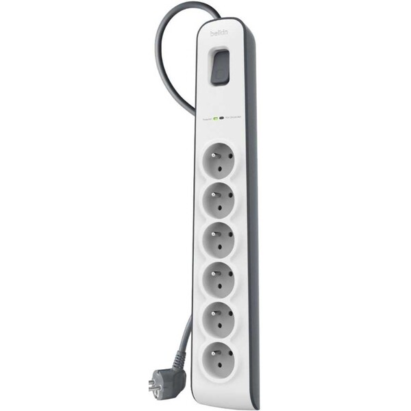 Belkin prepäťová ochrana (BSV603) 6 zásuviek biela