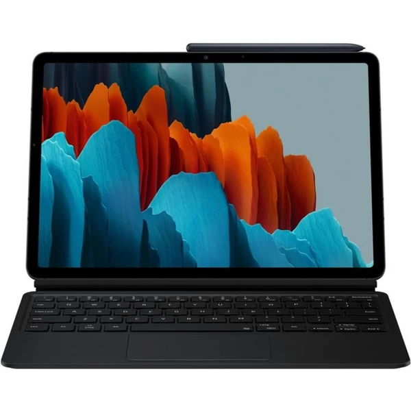 Samsung ochranný kryt s klávesnicou pre Galaxy Tab S7/S8 čierne - Puzdra s klávesnicou - Hlavný obrázok