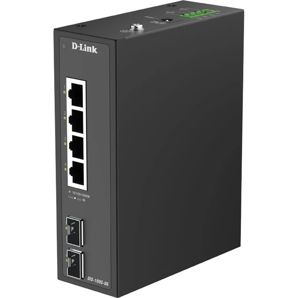 D-Link 6-portový gigabitový priemyselný nespravovaný switch - Switche - Obrázok 18CL000K01