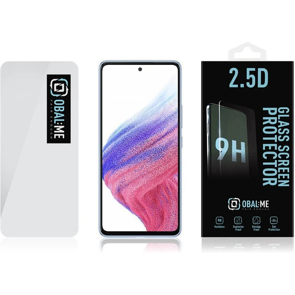 Obal:Me 2.5D tvrdené sklo Samsung Galaxy A52/A52 5G/A52s 5G/A53 5G číre - Ochranné fólie a sklo - Obrázok 18K6000701