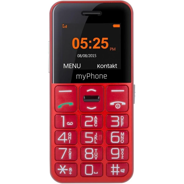 MyPhone Halo Easy červený - Mobilné telefóny - Hlavný obrázok