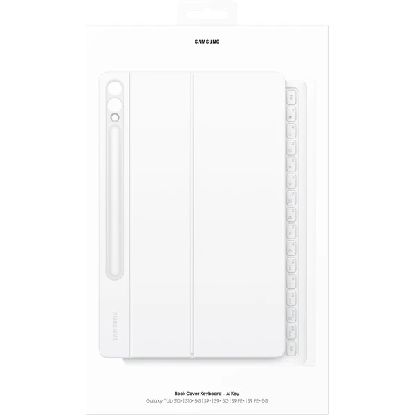Samsung Cover Keyboard púzdro s klávesnicou Galaxy Tab S10+/S9+/S9 FE+ biele - Puzdra s klávesnicou - Obrázok 18N9000N01