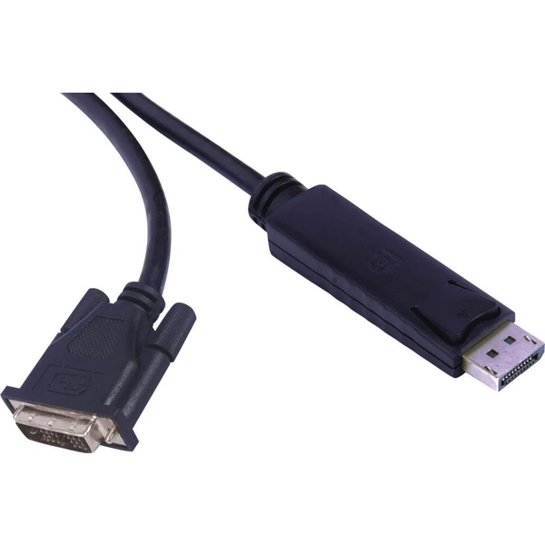 PremiumCord DisplayPort 1.1/DVI-D kábel 3m čierny - Káble a redukcie - Hlavný obrázok