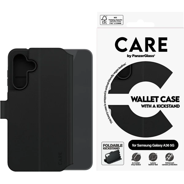 PanzerGlass® CARE púzdro Samsung Galaxy A36 5G Wallet Kickstand - Puzdra - Obrázok 18UC000K01