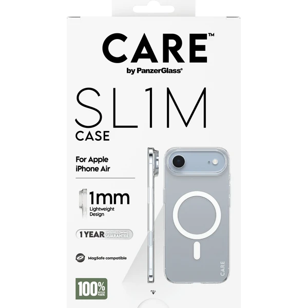 PanzerGlass® CARE SL1M (1mm) MagSafe kryt Apple iPhone Air číry - Puzdra - Obrázok 18XL000K01