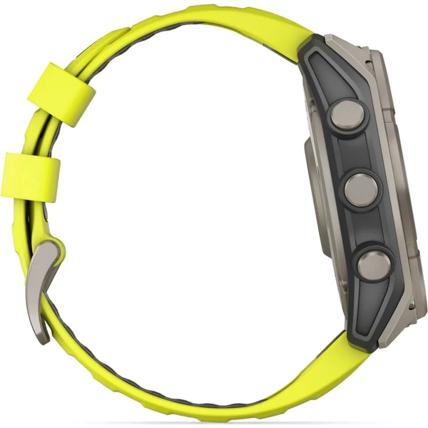 Garmin Fenix 8 Solar 51 mm titán žlté - Inteligentné hodinky - Obrázok 18YE000O01
