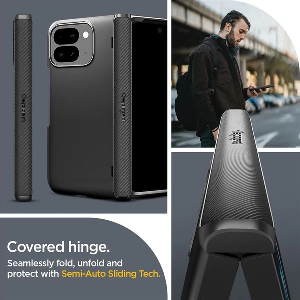 Spigen Slim Armor Pre kryt Google Pixel 9 Pro Fold čierny - Puzdra - Obrázok 18b119128cee46a990b6f841ec803309