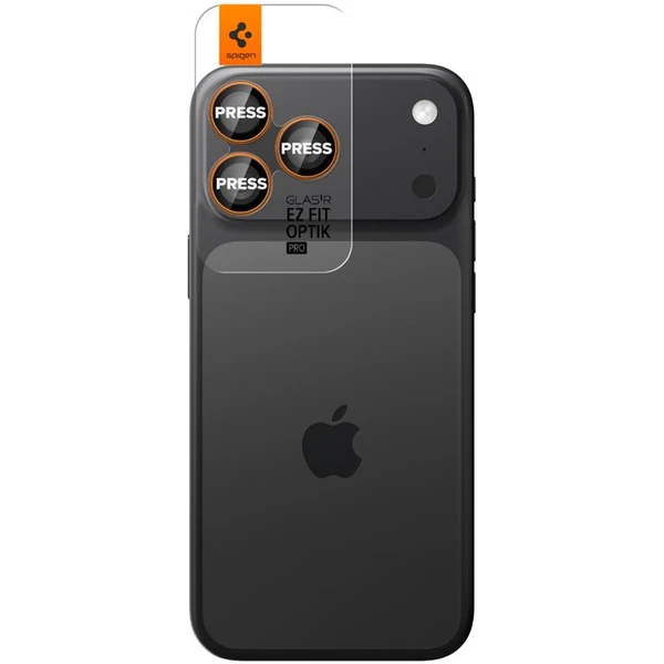 Spigen Glass TR EZ Fit Optik Pro skla iPhone 17-14 Pro/17-14 Pro Max orange (2 ks) - Ochranné fólie a sklo - Obrázok 18b79f9e192444f3a008412f235cd1f8
