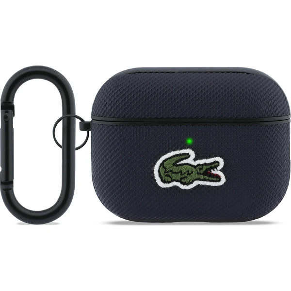 Lacoste Petit Pique Croc Logo Patch Puzdro pre AirPods Pro 3 modré - Puzdra - Hlavný obrázok