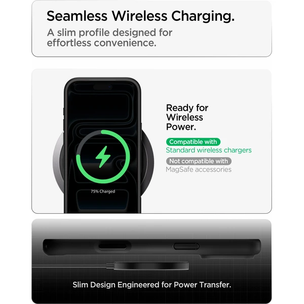 Spigen Ultra Hybrid kryt iPhone 18 Pro/17 Pro matte black - Puzdra - Obrázok 18f30661df894d62807abef6e5b408fb