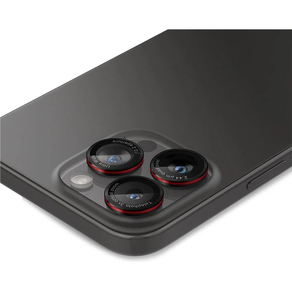 Spigen Glass TR EZ Fit Optik Pro sklá iPhone 17-14 Pro/17-14 Pro Max black/red (2 ks) - Ochranné fólie a sklo - Obrázok 190c1a4065224d1f952910ecc056993e