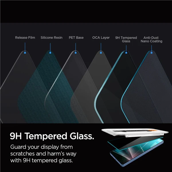 Spigen Glass TR EZ Fit HD (Privacy) tvrdené sklo Samsung Galaxy S25 Ultra (2 ks) - Ochranné fólie a sklo - Obrázok 1919bae92c964a2a9b37a9fe8030e5ad