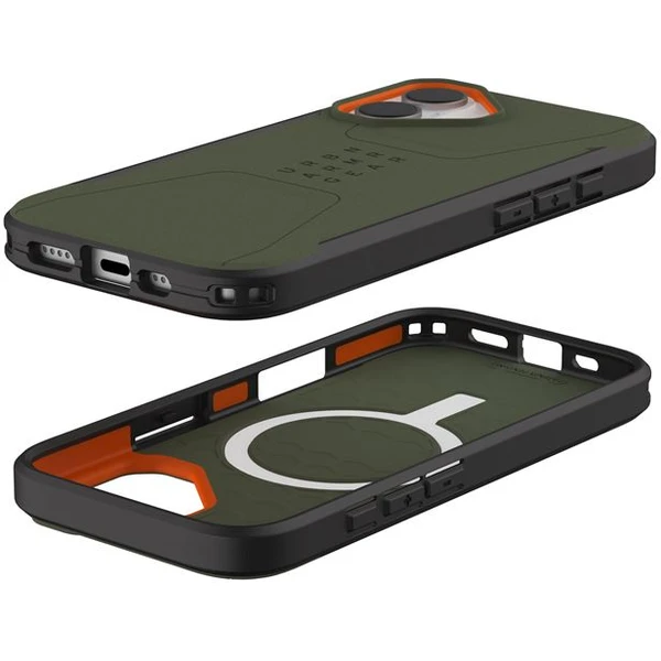 UAG Civilian Magsafe kryt iPhone 17 zelený/oranžový - Puzdra - Obrázok 192f662d118348dabdad8ac320fa647f