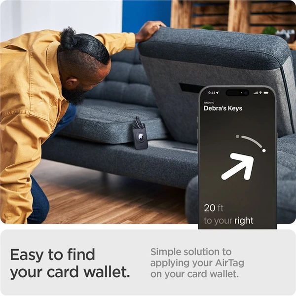 Spigen Tesla Card Holder Air Fit púzdro pre Tesla Key Card/Air Tag (2 ks) - Puzdra - Obrázok 1948da2decd0446199507d62d5818c1e