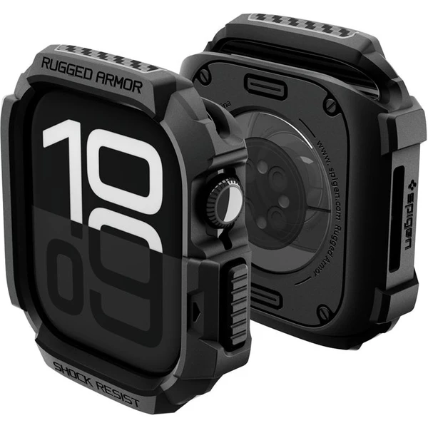 Spigen Rugged Armor 2 púzdro Apple Watch 11 (46mm) matte black - Puzdra - Obrázok 194a397dd2fc45c9a825bd14243ca6ae