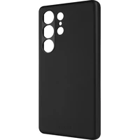 Kožený zadný kryt FIXED MagLeather s podporou MagSafe pre Samsung Galaxy S25 Ultra, čierny - Puzdra