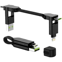 Rolling Square inCharge X 6v1 napájací kábel 100W 0,14m čierny - Káble a redukcie