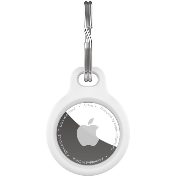FIXED Silky silikónové púzdro Apple AirTag biele
