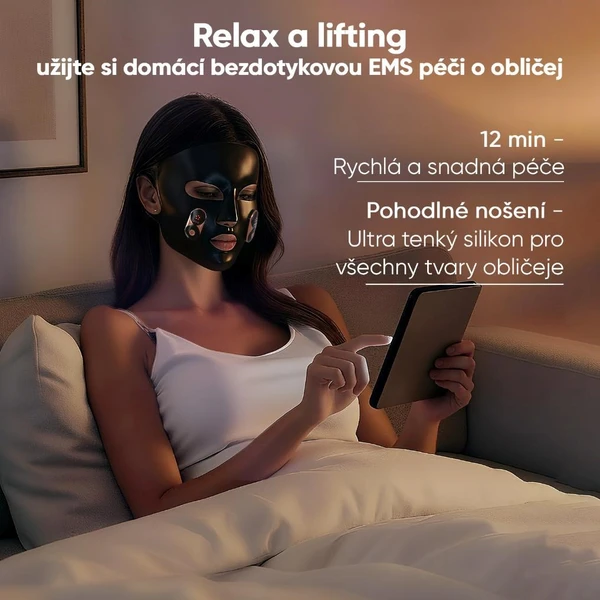 JOVS EMS liftingová maska na tvár - Čističe pleti - Obrázok 198de6945a73411da1cdbb27bf5f07c0