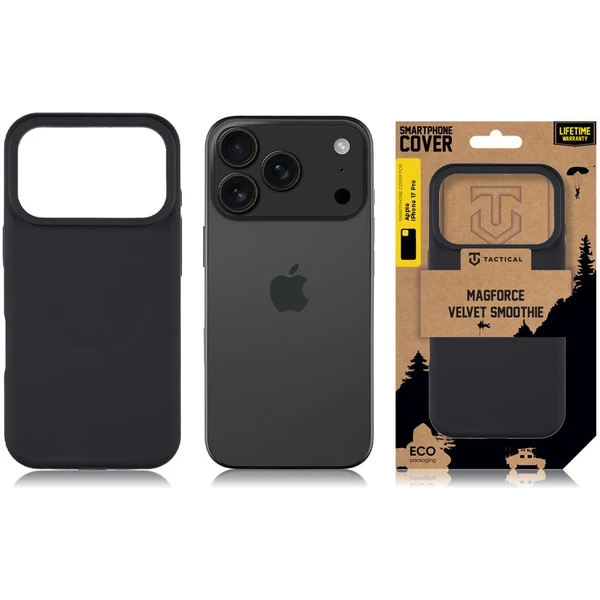 Tactical MagForce Velvet Smoothie kryt Apple iPhone 17 Pro Asphalt - Puzdra - Obrázok 199412c5daf245f6a5847b618a013dd6