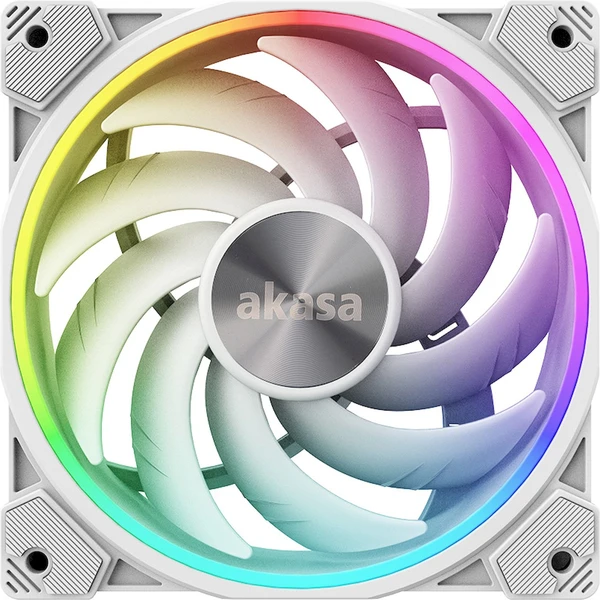 Akasa SOHO AR 120mm ARGB biely - Ventilátory pre PC - Obrázok 19BJ000K01