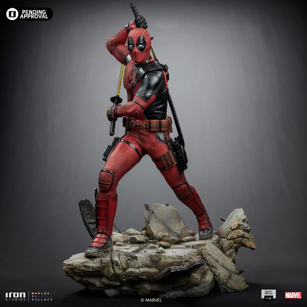 Socha Iron Studios Legacy Replica 1/4 Deadpool & Wolverine - Deadpool - Sochy a sošky - Obrázok 19M7000J01