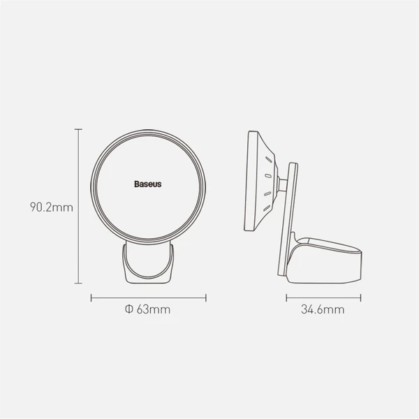 Baseus Big Energy držiak s MagSafe nabíjaním 15W čierna - Držiaky - Obrázok 19OQ600301