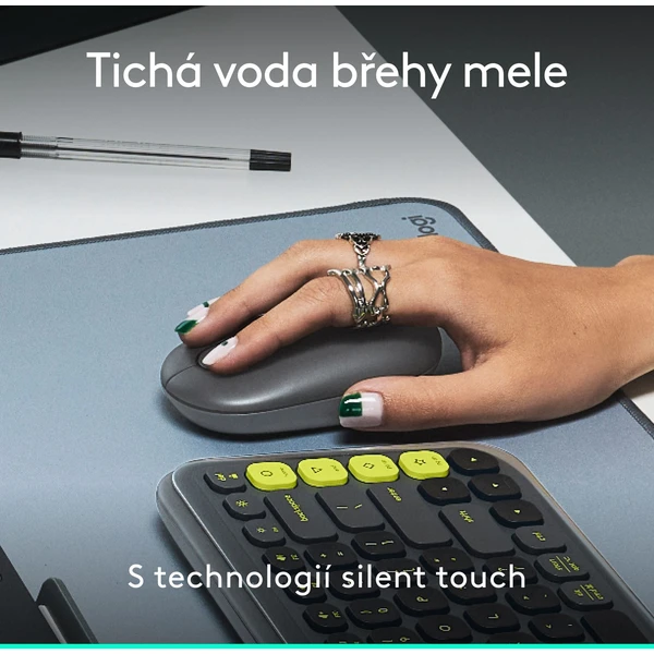 Logitech POP myš grafitová - Myši - Obrázok 19U8000O01