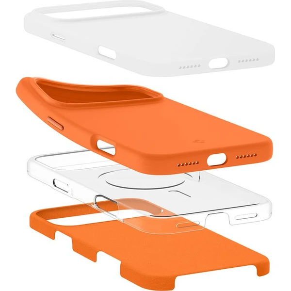 Spigen Silicone Fit MagSafe kryt iPhone 17 Pro cosmic orange - Puzdra - Obrázok 19c71572ec5d4cb7b93b2db3ad8b97c5