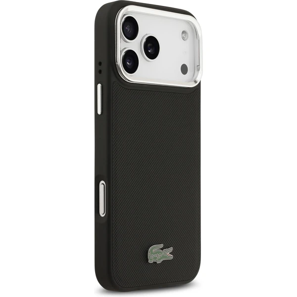 Lacoste Iconic Petit Pique Camera Stand MagSafe kryt iPhone 17 Pro Max čierny - Puzdra - Obrázok 19d100d7b6644e41aa6ff62c66a023e0