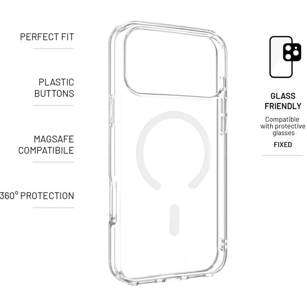 FIXED MagPure kryt s MagSafe Apple iPhone 17 Pro Max číry - Puzdra - Obrázok 19d45904e5f94107b1404a52d98daca3