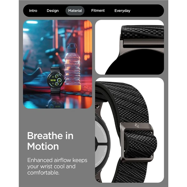 Spigen Lite Fit X Band remienok Google Pixel Watch 4/3/2/1 (41mm) čierny - Remienky - Obrázok 19dd48211b4f496b93cf960549169f28