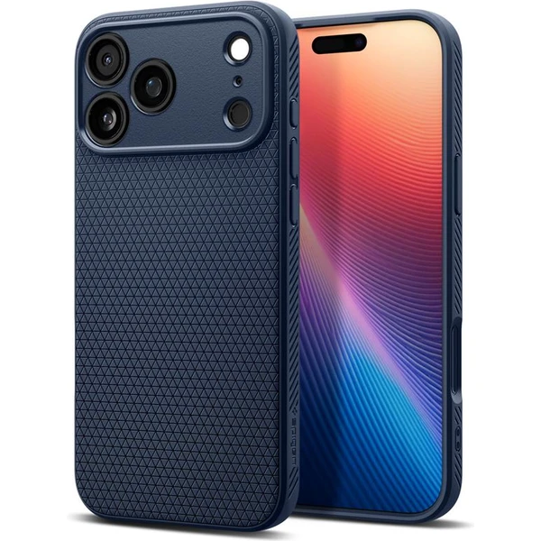 Spigen Liquid Air kryt iPhone 17 Pro Max navy blue - Puzdra - Hlavný obrázok