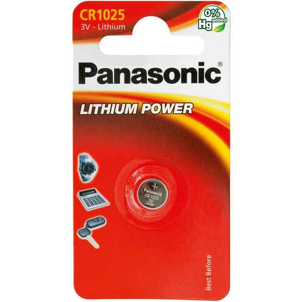 Panasonic CR1025 (gombíková) lítiová batéria (1ks) - Batérie - Hlavný obrázok