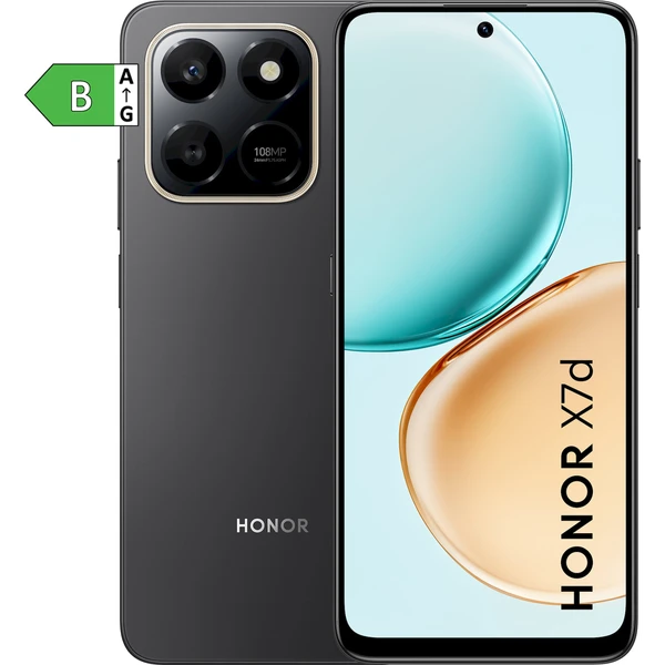 HONOR X7d 6GB/128GB čierny - Mobilné telefóny - Hlavný obrázok