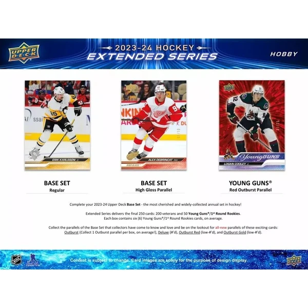 Hokejové karty 2023-24 Upper Deck Extended Series Hockey Hobby Box - Hokejové karty - Obrázok 1A67000L01