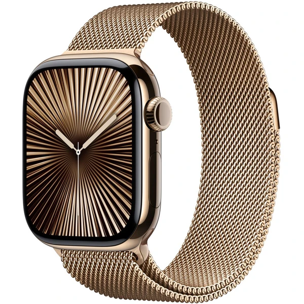 Apple Watch 41/40/38mm zlatý milánsky ťah - Remienky - Hlavný obrázok