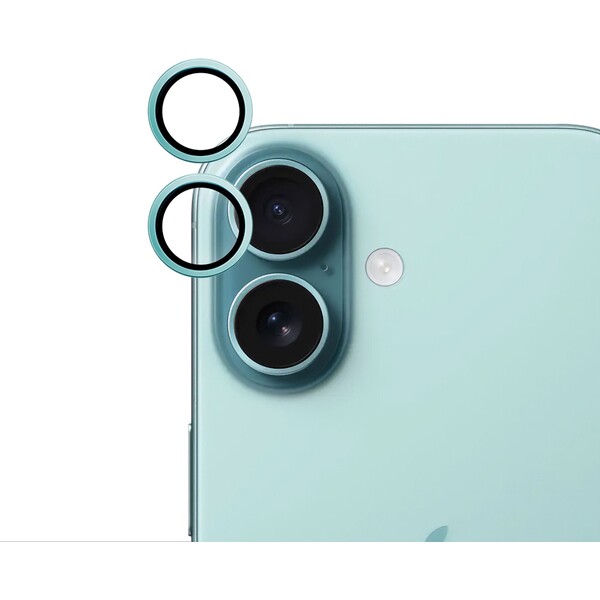 E-shop iWant ochrana šošoviek na kameru Apple iPhone 16/16 Plus modrozelená