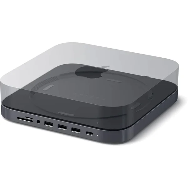 Satechi Aluminium TYPE-C Stand and Hub for Mac Mini - Space Gray - USB huby - Obrázok 1AL2700301