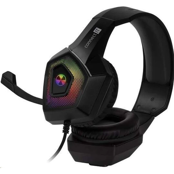 CONNECT IT BATTLE RGB Ed. 3 herné slúchadlá čierna - Slúchadlá - Obrázok 1ANFF00101