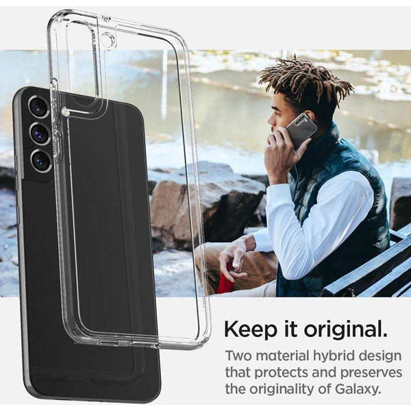 Spigen Ultra Hybrid kryt Samsung Galaxy S22 číry - Puzdra - Obrázok 1B5C100501