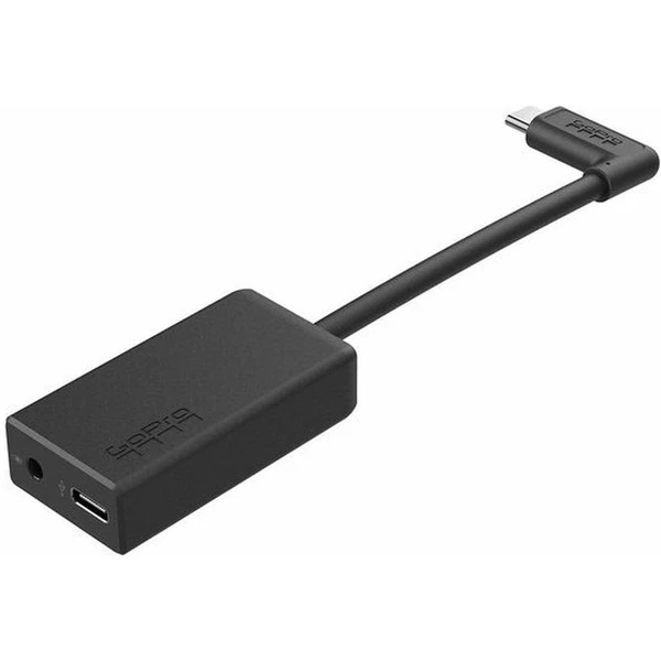 GoPro Pro Mic USB-C/3,5mm redukcia čierna - Káble a redukcie - Hlavný obrázok