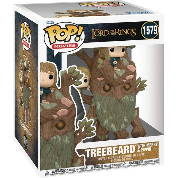 Funko POP! #1579 Filmy: Lord of the Rings - Treebeard w/Mary & Pip (Super Sized) 15 cm - Funko POP! - Obrázok 1BNB000P01