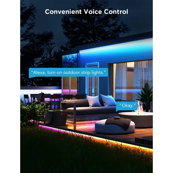 Govee Outdoor Pro SMART RGBICWW LED vonkajší pásik 10m - LED pásy - Obrázok 1BQK000K01