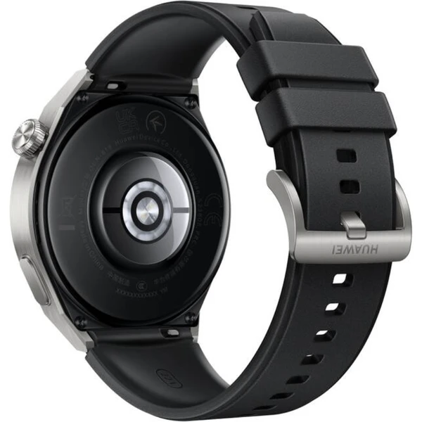 Huawei Watch GT3 Pro (46 mm) Light Titanium Case + Black Fluoroelastomer Strap - Inteligentné hodinky - Obrázok 1BT2700301