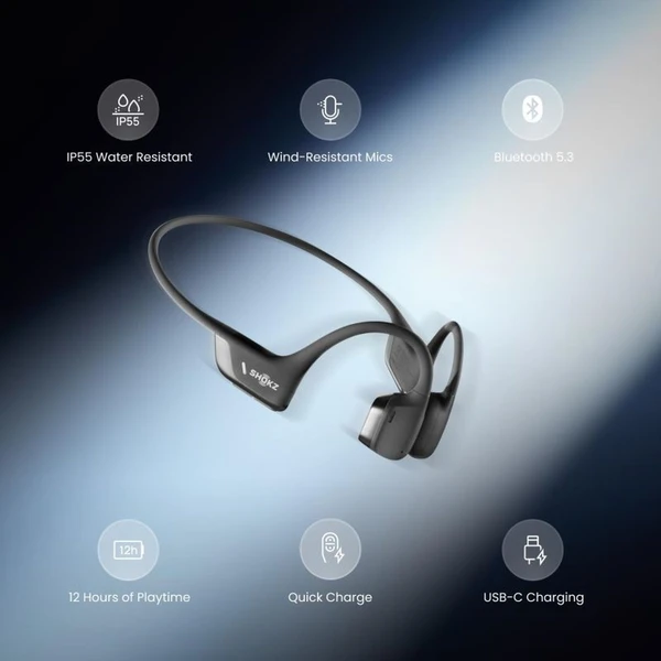 Shokz OpenRun Pro 2 Mini (USB-C) bezdrôtové slúchadlá čierna - Slúchadlá - Obrázok 1BTA000N01